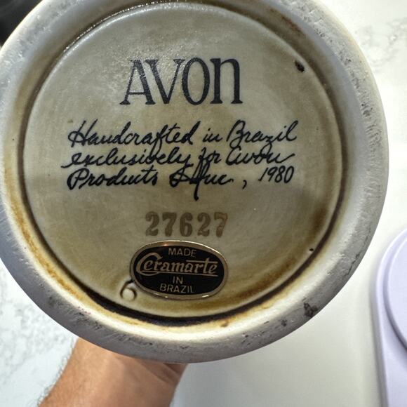 AVON Beer Stein - Western - 1980 Handcrafted in Brazil - Picture 6 of 6